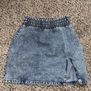 UO Jean Skirt
